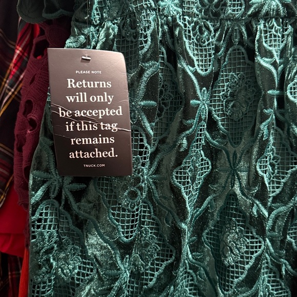 Elegant Green Lace Dress - Picture 5 of 7